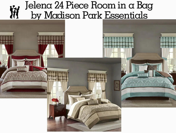 Jelena 24 Piece Room in a Bag by Madison Park Essentials - Gifts for You 'n Me