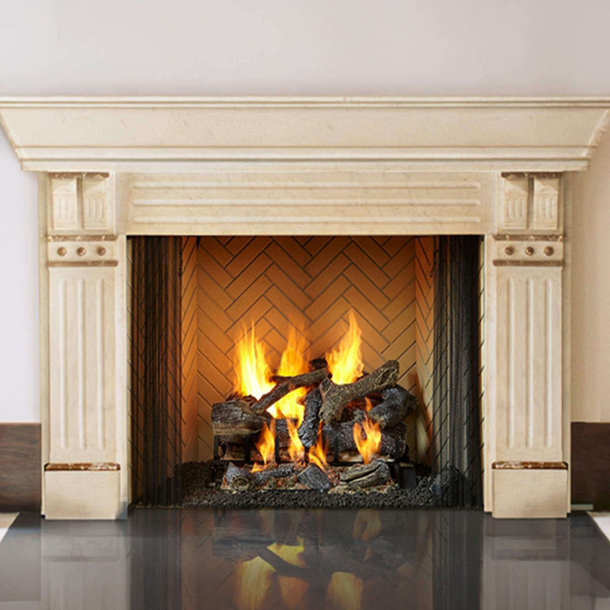 Majestic Ashland 36-Inch Open Wood Burning Fireplace [ASH36] (SAK81529)