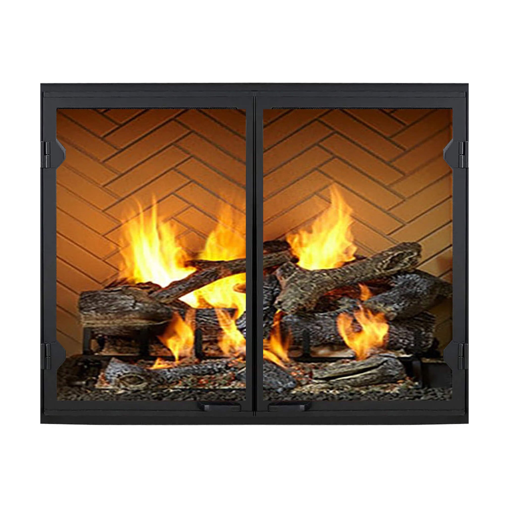 Majestic Biltmore 50-Inch Herringbone Pattern Open Wood-Burning Fireplace [SB100HB] (SAK62529)