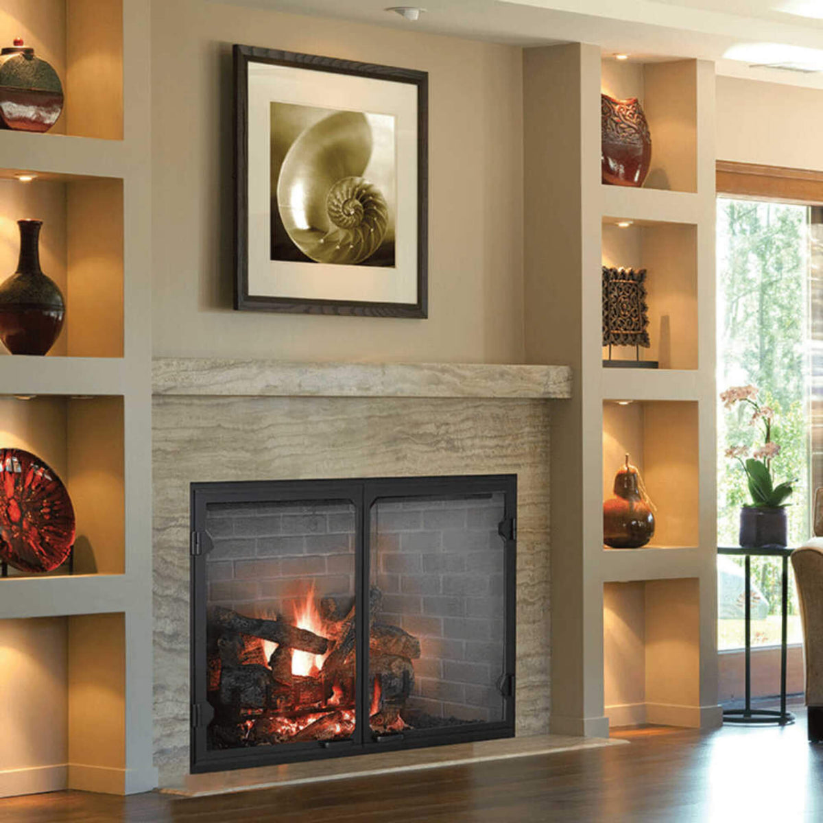 Majestic Biltmore Radiant 36-Inch Open Wood Burning Fireplace [SB60] (SAK13487)