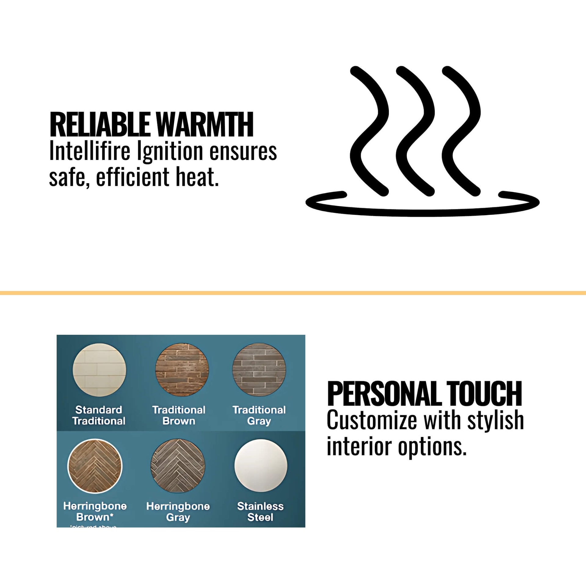 Majestic Traditional Stacked Brick Courtyard Outdoor Gas Fireplace [ODCOUG-36/42SSL] (SAK95813)