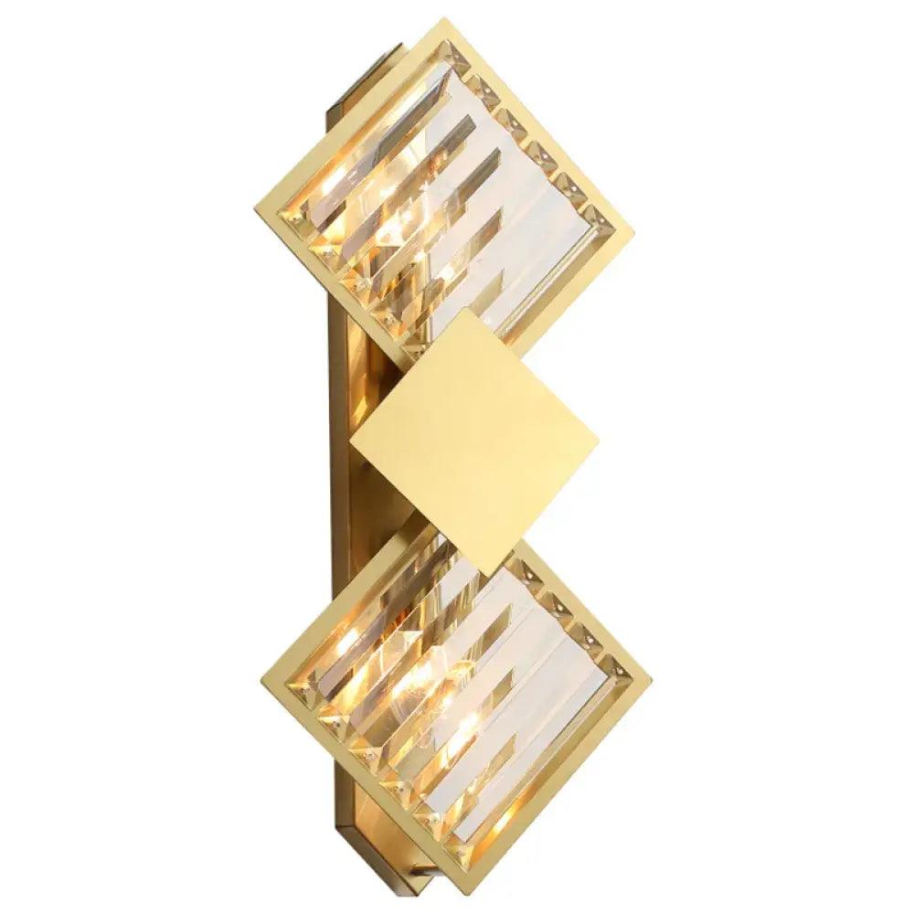 Malaya Crystal Wall Sconce | Modern Living Room Lighting