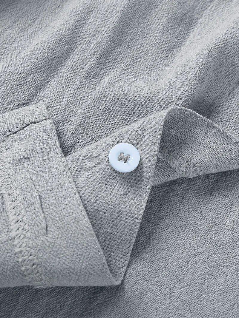 Men's Casual Beach Shirt - Short Sleeve Button Down for Effortless Summer Style