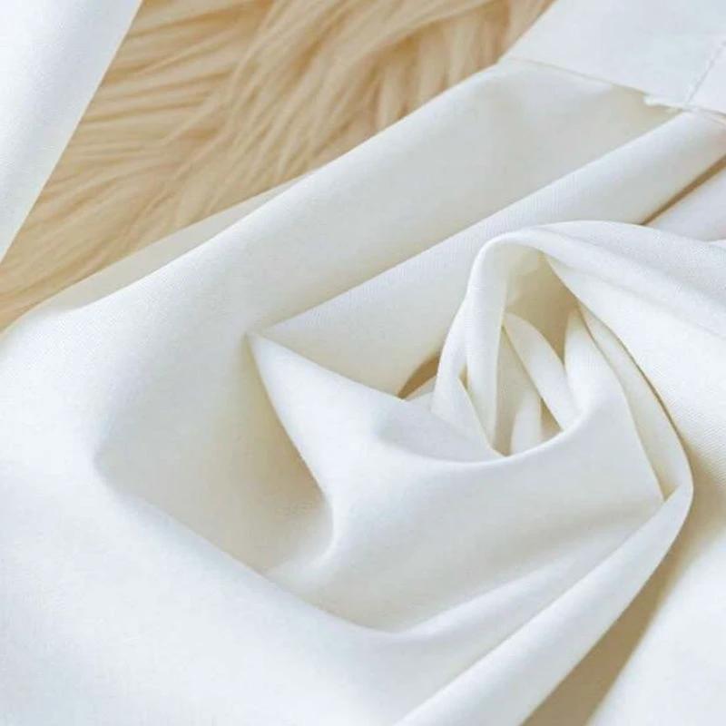 Women's Elegant Lapel Button-Down Top With Adjustable Metal Waist Belt Solid Color Loose Fit Blouse For Casual & Office Wear