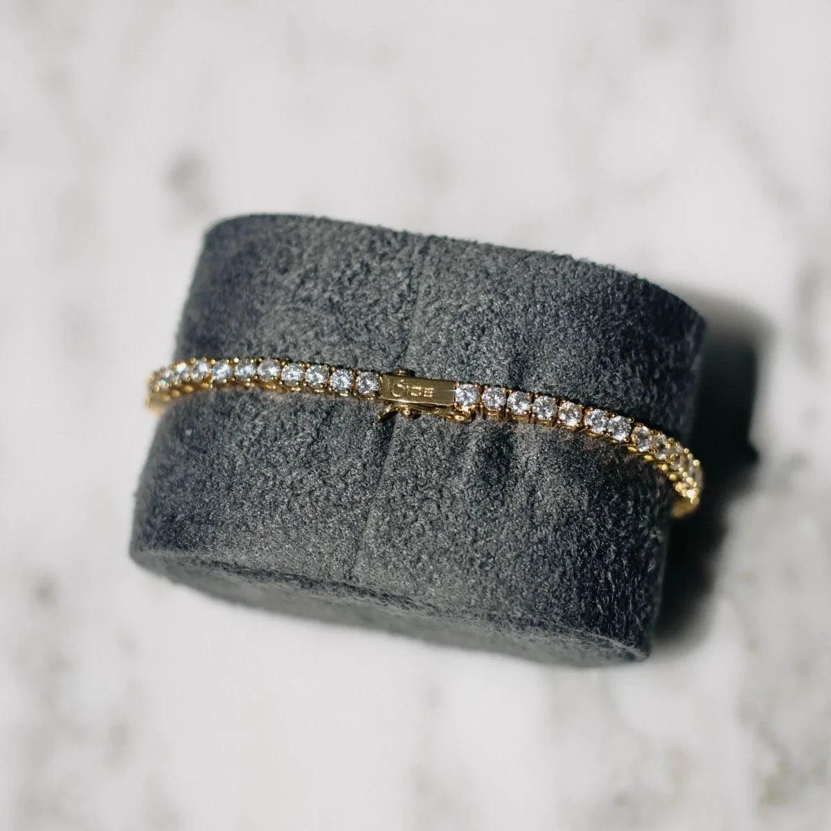 18K Gold Plated Zircon Tennis Bracelet