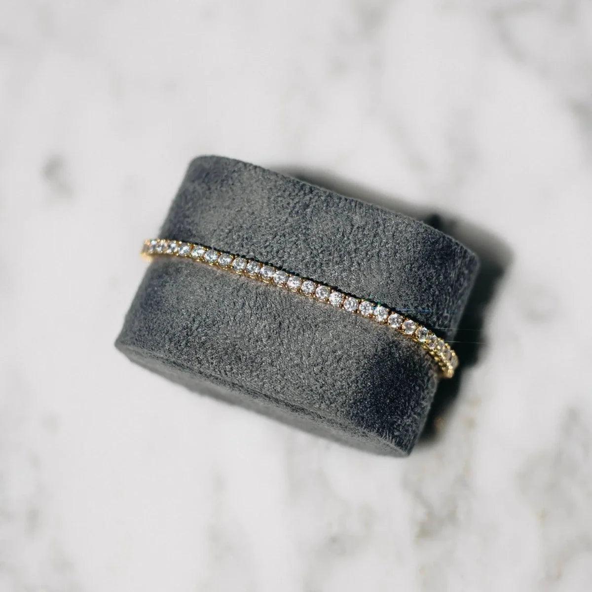 18K Gold Plated Zircon Tennis Bracelet