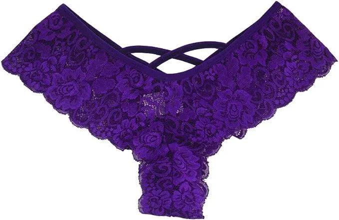 Chic 4-Pack Lace G-String Panties for Women