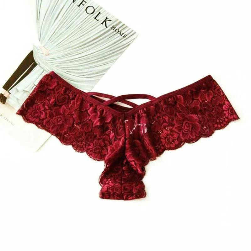 Chic 4-Pack Lace G-String Panties for Women