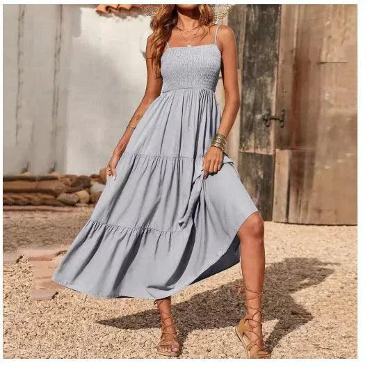 Chic Chiffon Layered Swing Dress