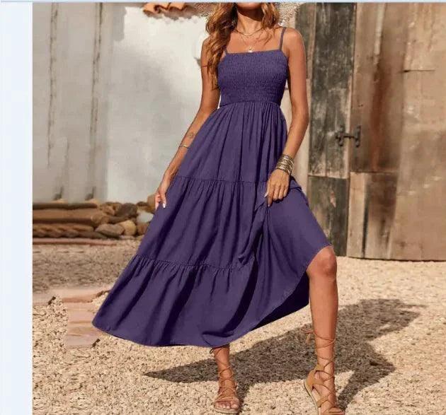 Chic Chiffon Layered Swing Dress