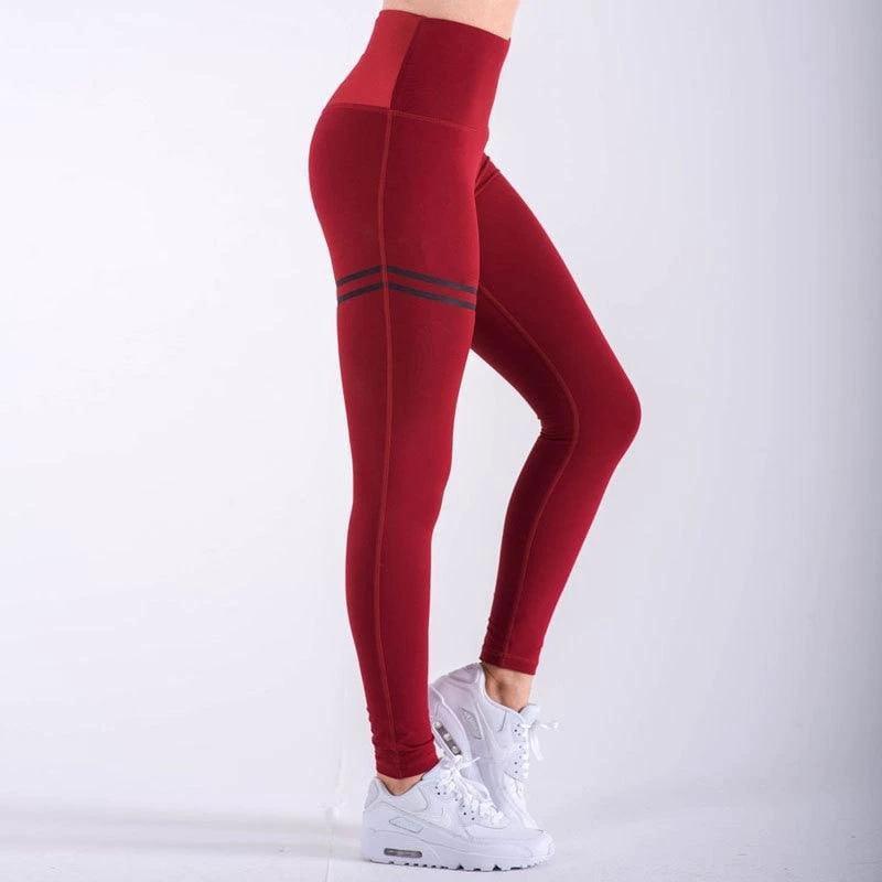 Chic Gold Print Leggings