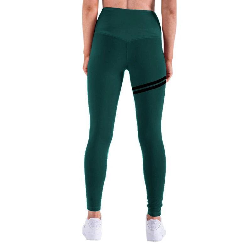 Chic Gold Print Leggings