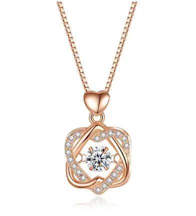 Elegant Rose Gold Heart Necklace