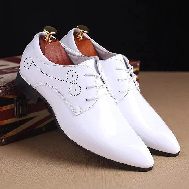 Sleek Leather Oxford Shoes
