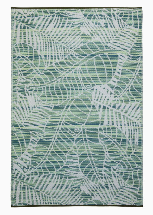 Manila - Green Outdoor Rug for Patio FINAL SALE