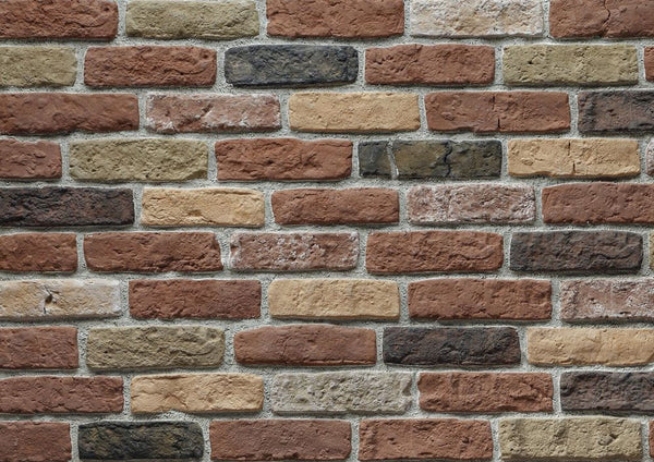 Granulbrick Mix 2 Manufactured Stone Handmade Brick Veneer - Livfloors Collection