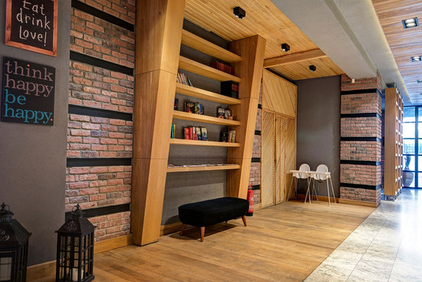 Granulbrick Red Manufactured Stone Handmade Brick Veneer - Livfloors Collection