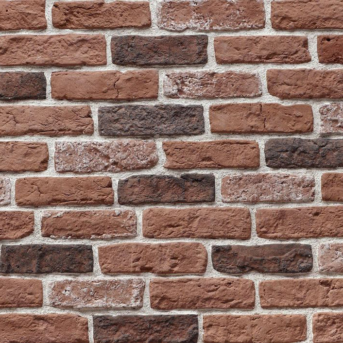 Granulbrick Red Manufactured Stone Handmade Brick Veneer - Livfloors Collection