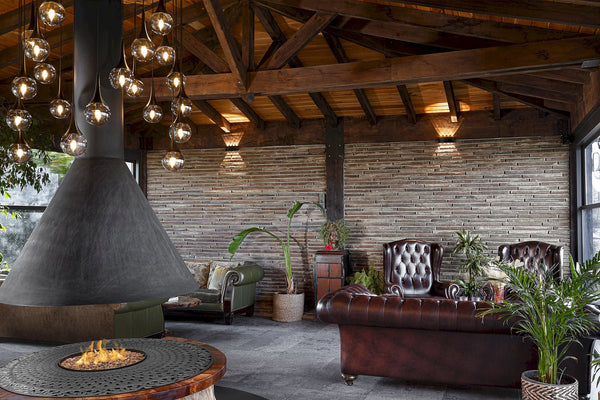 Maxima Chestnut Manufactured Stone Handmade Brick Veneer - Livfloors Collection