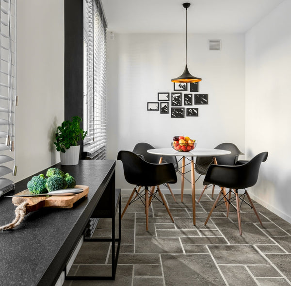 Sienna Ash Gray Manufactured Stone Pavers Pattern F01AS - Livfloors Collection