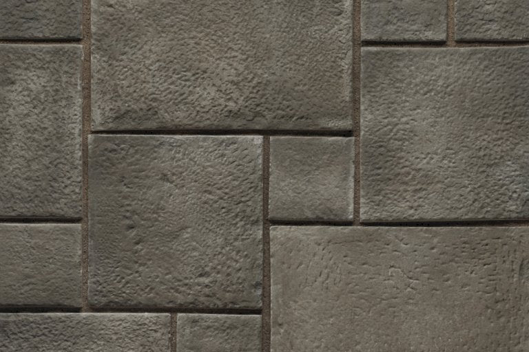 Sienna Ash Gray Manufactured Stone Pavers Pattern F01AS - Livfloors Collection