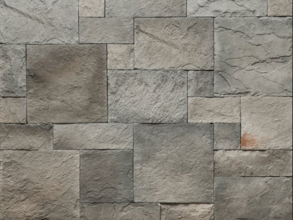 Ashlar Pattern Petra Olive Manufactured Stone Handmade Veneer - Livfloors Collection