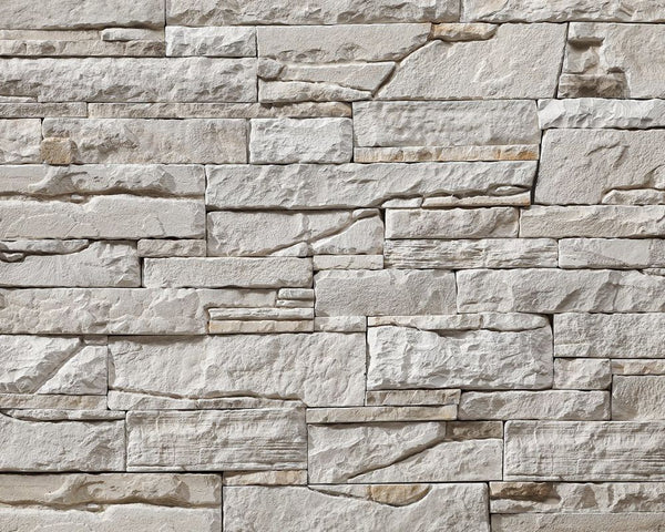 Inka Pearl White Slate Look Manufactured Stone Handmade Veneer - Livfloors Collection