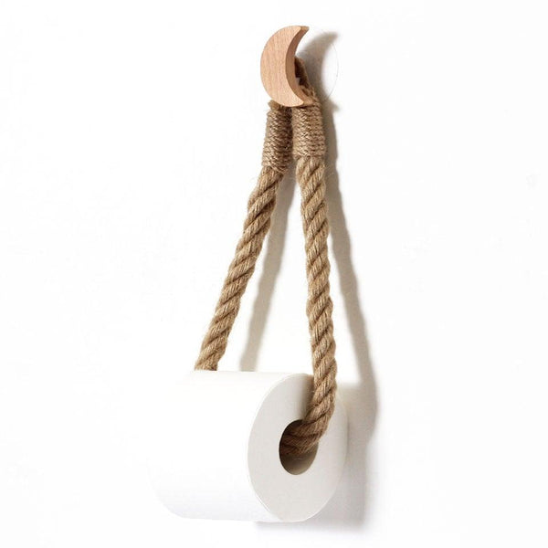 Many Styles Kitchen Roll Napkin Holders Towel Dispenser Accessory Hanging Rope Wooden Toilet Paper Holder For Bathroom Decor Home Toilet Roll Holder Creative Wood Roll Holder Country House Toilet Paper Holder Toilet Bathroom