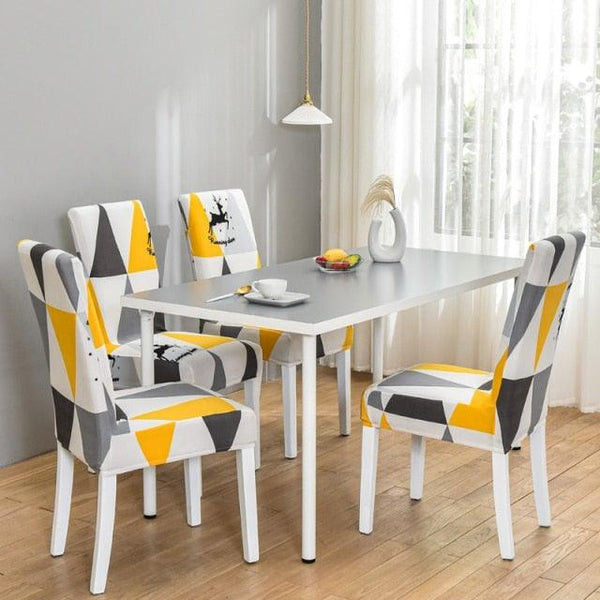 Marble Printed Stretch Chair Cover For Dining Room Office Banquet Chair Protector Elastic Material Armchair Cover  Chair Cover Chair Slipcover Marble Background Texture Parson Chair