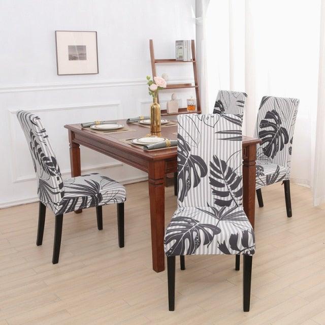 Marble Printed Stretch Chair Cover For Dining Room Office Banquet Chair Protector Elastic Material Armchair Cover  Chair Cover Chair Slipcover Marble Background Texture Parson Chair