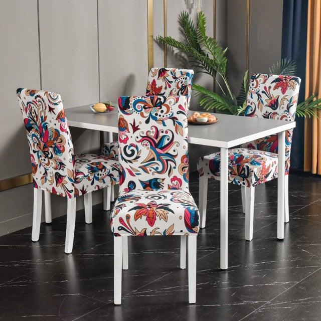 Marble Printed Stretch Chair Cover For Dining Room Office Banquet Chair Protector Elastic Material Armchair Cover  Chair Cover Chair Slipcover Marble Background Texture Parson Chair