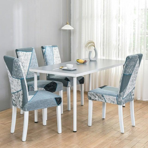 Marble Printed Stretch Chair Cover For Dining Room Office Banquet Chair Protector Elastic Material Armchair Cover  Chair Cover Chair Slipcover Marble Background Texture Parson Chair