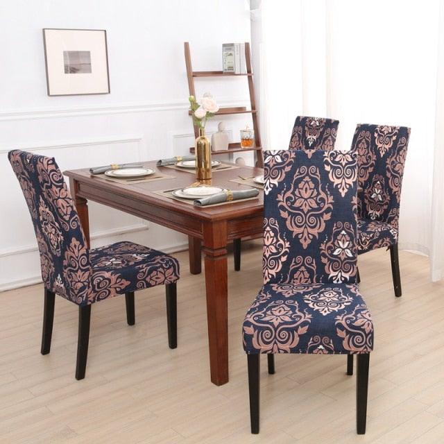 Marble Printed Stretch Chair Cover For Dining Room Office Banquet Chair Protector Elastic Material Armchair Cover  Chair Cover Chair Slipcover Marble Background Texture Parson Chair