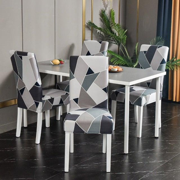Marble Printed Stretch Chair Cover For Dining Room Office Banquet Chair Protector Elastic Material Armchair Cover  Chair Cover Chair Slipcover Marble Background Texture Parson Chair