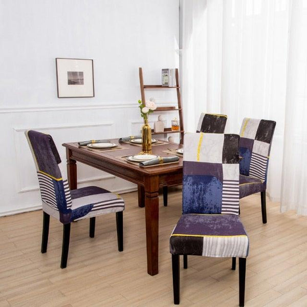 Marble Printed Stretch Chair Cover For Dining Room Office Banquet Chair Protector Elastic Material Armchair Cover  Chair Cover Chair Slipcover Marble Background Texture Parson Chair