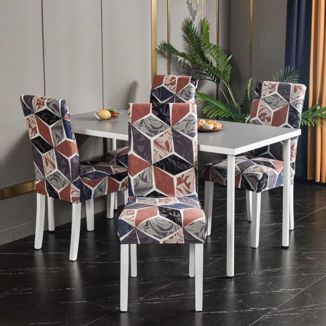 Marble Printed Stretch Chair Cover For Dining Room Office Banquet Chair Protector Elastic Material Armchair Cover  Chair Cover Chair Slipcover Marble Background Texture Parson Chair