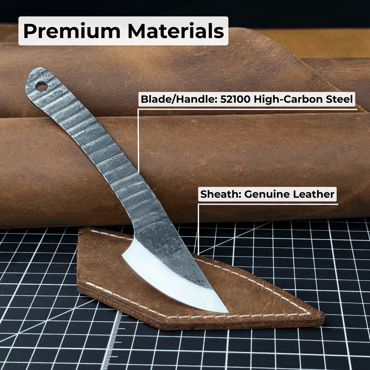 Marking Knife Kiridashi with Rounded Blade, 5,5 cm (2.17 inches)