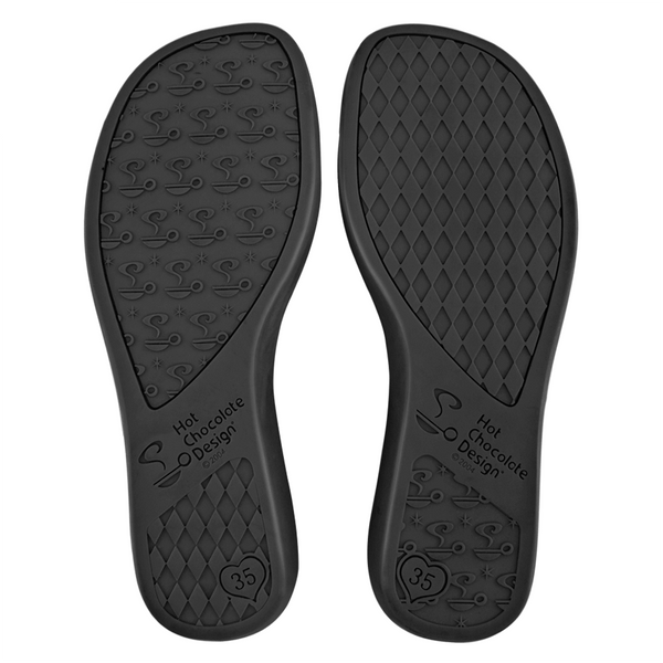 Chocolaticas® Ladybug Women's Mary Jane Flat Hot Chocolate Design