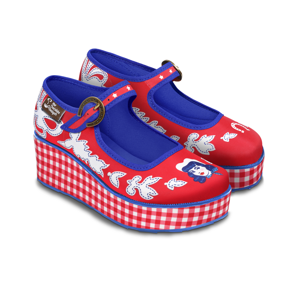 Hot Chocolate Design Cowgirl Platform