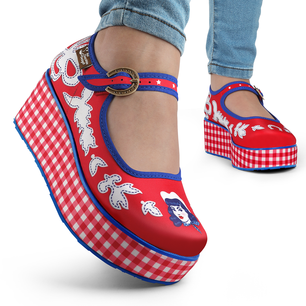 Hot Chocolate Design Cowgirl Platform