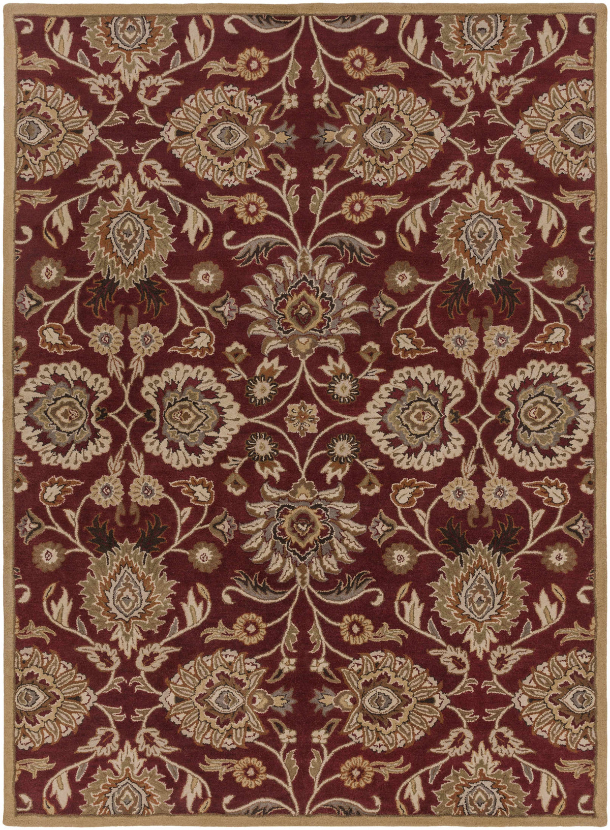 Conesus Red 1061 Hand Tufted Wool Rug