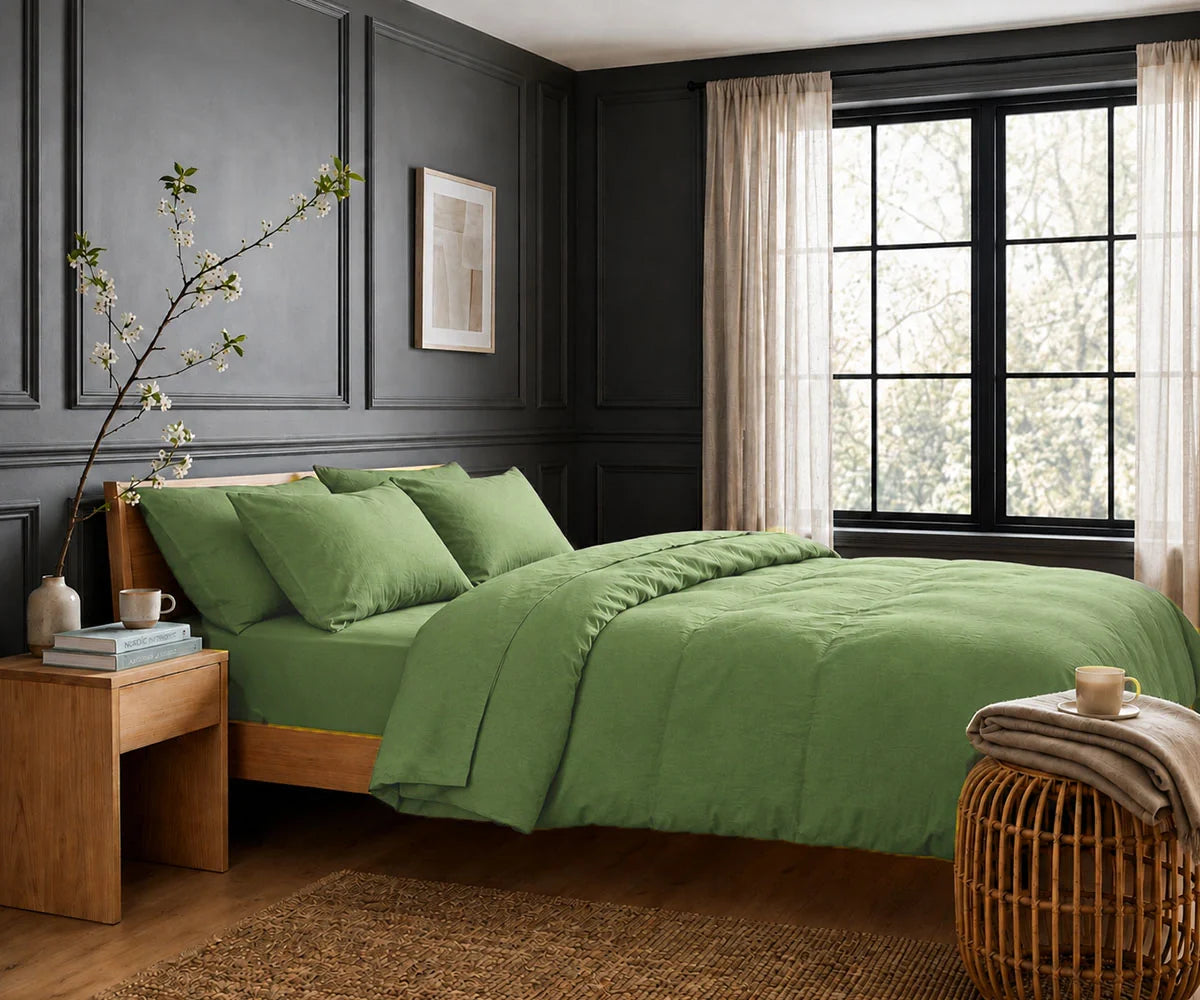 European Linen Duvet Cover Set