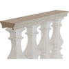 Marble Top Rail Hand-carved from Solid Marble Block MEGBR04