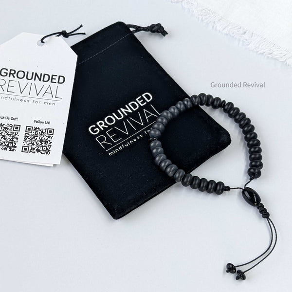 Matte Aqeeq Tasbih Bracelet | Men's Prayer Beads - 33 Disc Beads, 8mm