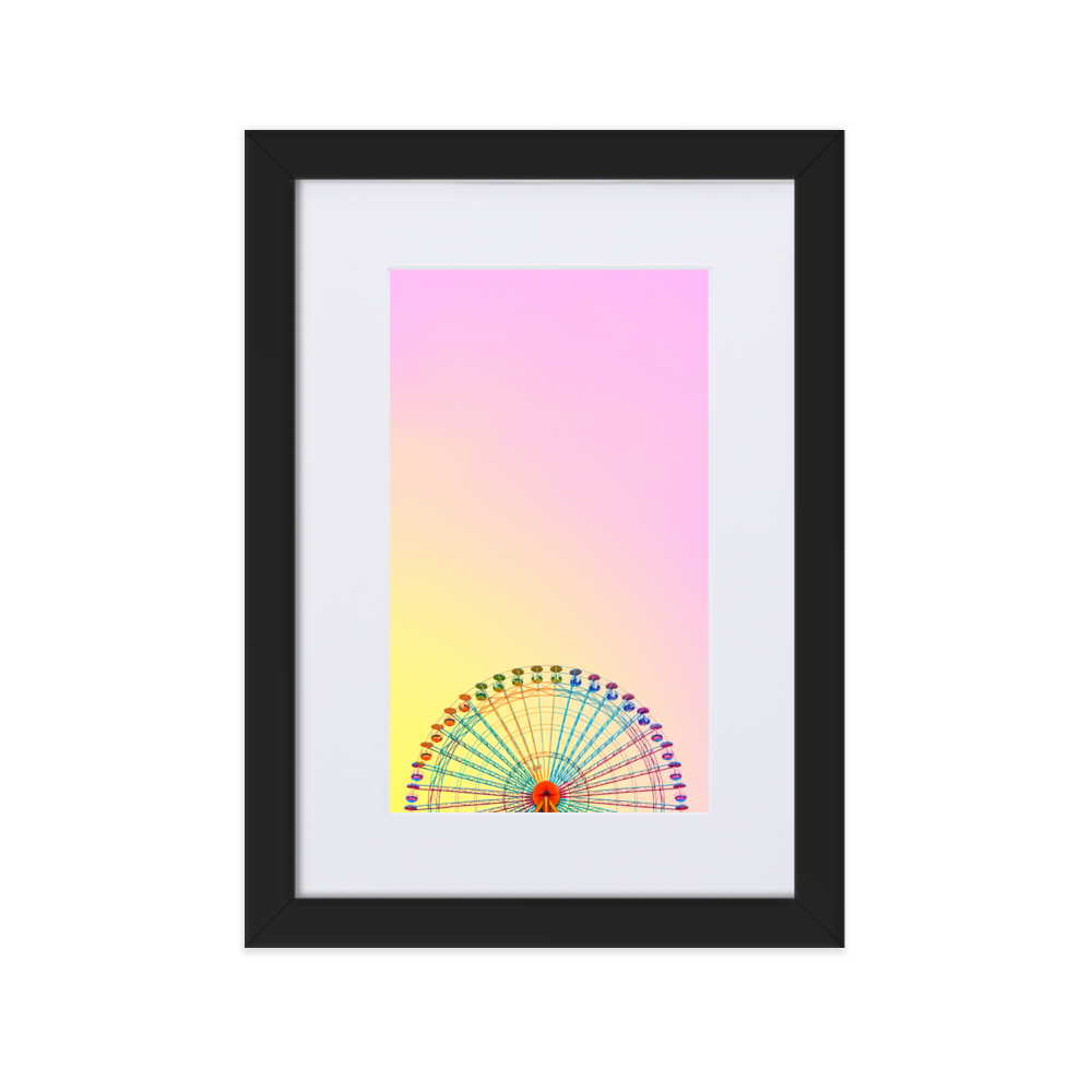 Ferris Wheel - Paper Framed Wall Art