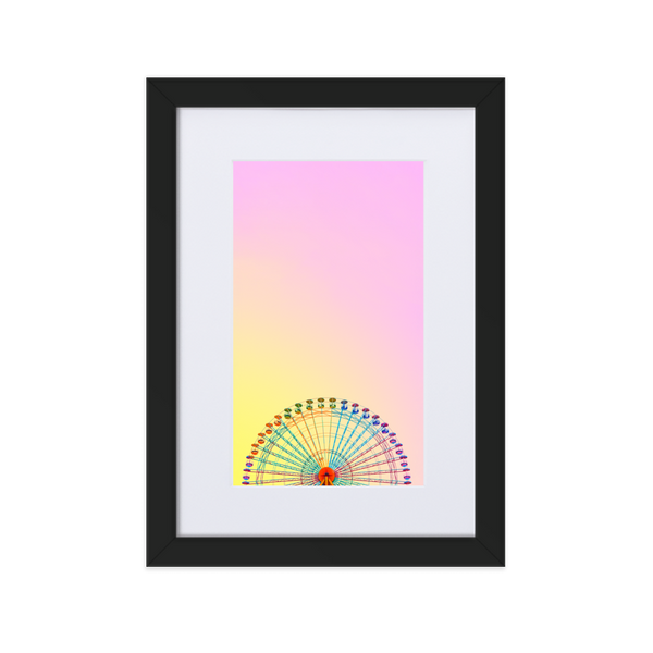 Ferris Wheel - Paper Framed Wall Art