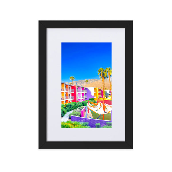 Lone Oasis - Paper Framed Wall Art