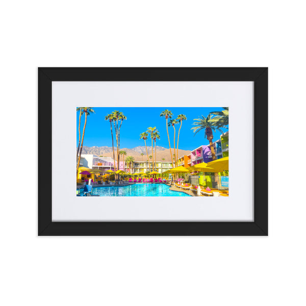 Pool Day Paradiso 2 - Paper Framed Wall Art