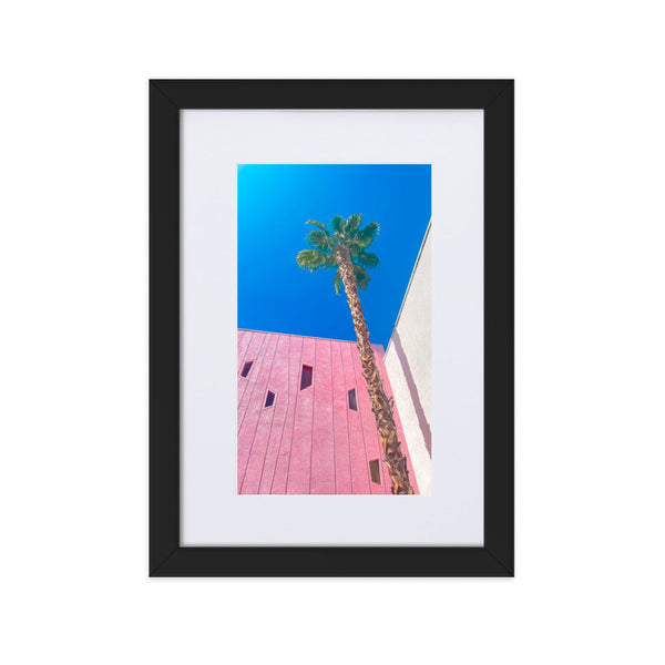 Palm Tree Reverie - Paper Framed Wall Art