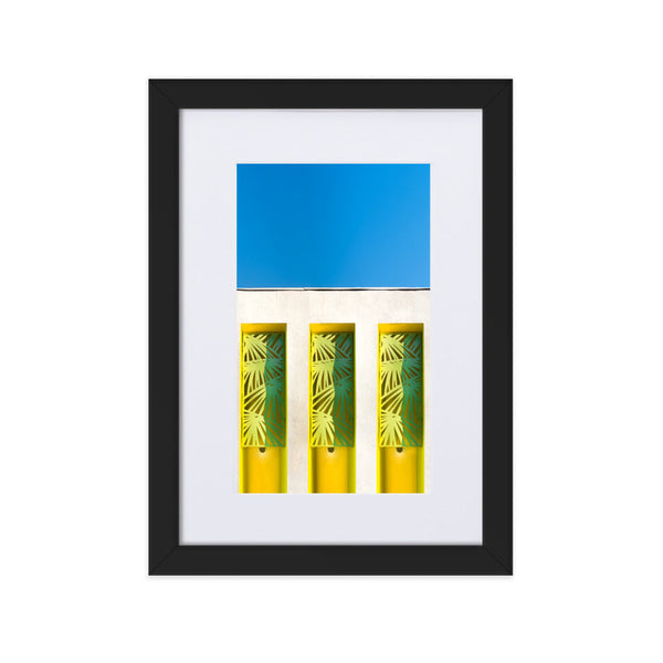 Palm Wall - Paper Framed Wall Art